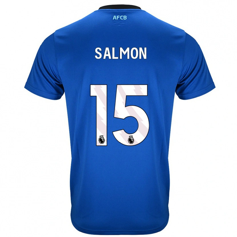 Danxen Herren Josh Salmon #15 Blau Schwarz Auswärtstrikot Trikot 2025/26 T-Shirt