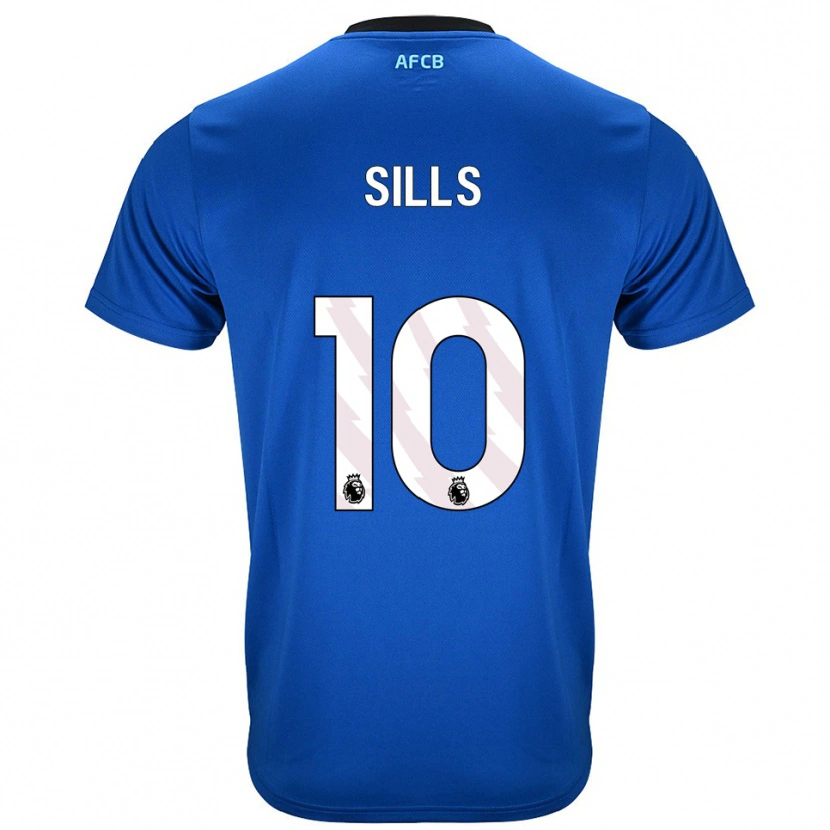 Danxen Herren Ethan Sills #10 Blau Schwarz Auswärtstrikot Trikot 2025/26 T-Shirt