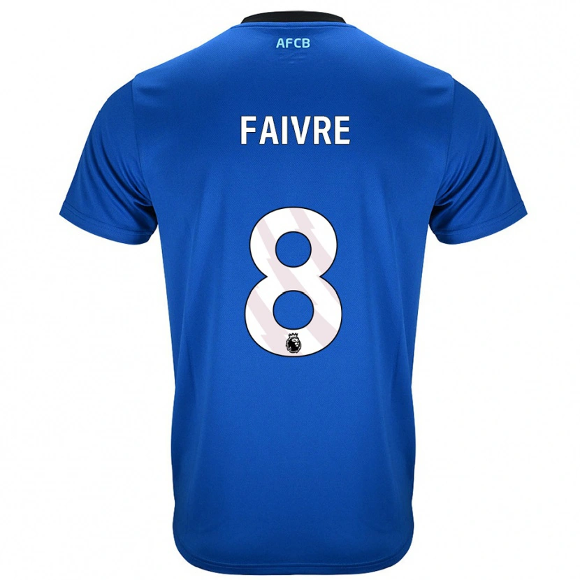 Danxen Herren Romain Faivre #8 Blau Schwarz Auswärtstrikot Trikot 2025/26 T-Shirt
