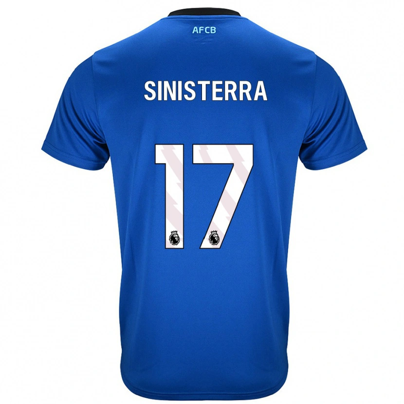 Danxen Herren Luis Sinisterra #17 Blau Schwarz Auswärtstrikot Trikot 2025/26 T-Shirt