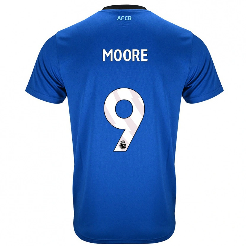 Danxen Herren Kobel Moore #9 Blau Schwarz Auswärtstrikot Trikot 2025/26 T-Shirt