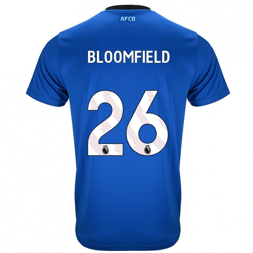 Danxen Herren Erin Bloomfield #26 Blau Schwarz Auswärtstrikot Trikot 2025/26 T-Shirt
