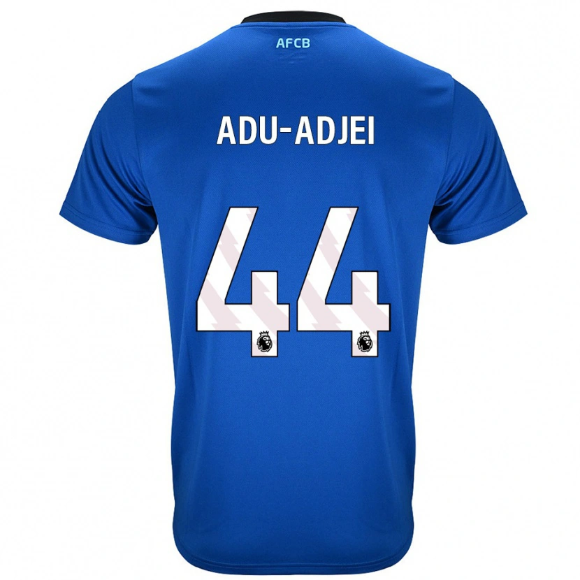 Danxen Herren Daniel Adu-Adjei #44 Blau Schwarz Auswärtstrikot Trikot 2025/26 T-Shirt