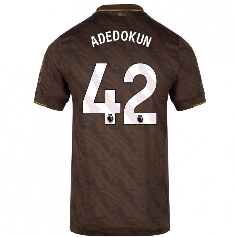 Danxen Herren Val Adedokun #42 Braun Gold Auswärtstrikot Trikot 2025/26 T-Shirt