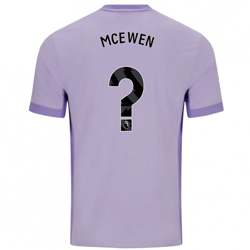 Danxen Herren Grace Mcewen #0 Taro Lila Weiß Auswärtstrikot Trikot 2025/26 T-Shirt