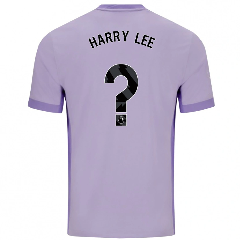 Danxen Herren Harry Lee #0 Taro Lila Weiß Auswärtstrikot Trikot 2025/26 T-Shirt