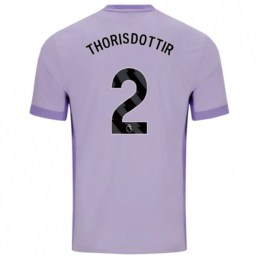 Danxen Herren Maria Thorisdottir #2 Taro Lila Weiß Auswärtstrikot Trikot 2025/26 T-Shirt