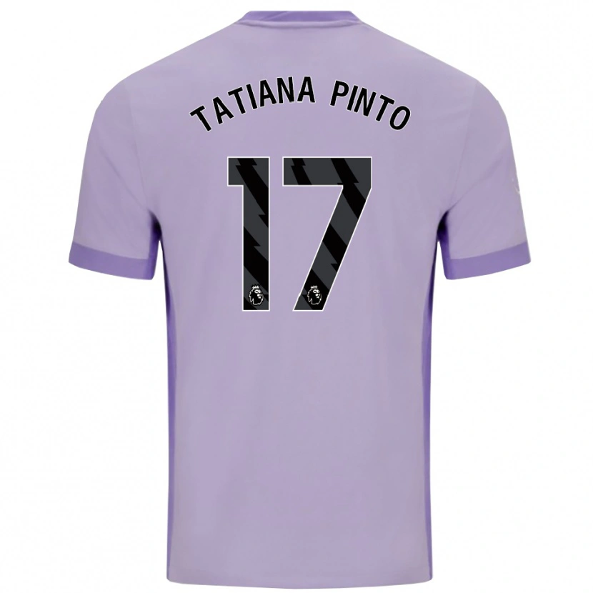 Danxen Herren Tatiana Vanessa Ferreira Pinto #17 Taro Lila Weiß Auswärtstrikot Trikot 2025/26 T-Shirt