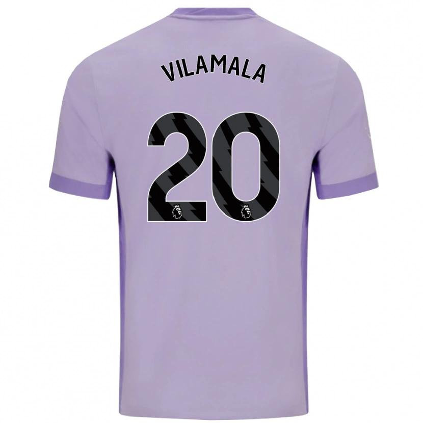 Danxen Herren Bruna Vilamala #20 Taro Lila Weiß Auswärtstrikot Trikot 2025/26 T-Shirt