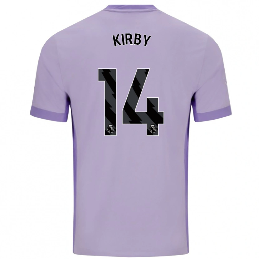 Danxen Herren Fran Kirby #14 Taro Lila Weiß Auswärtstrikot Trikot 2025/26 T-Shirt