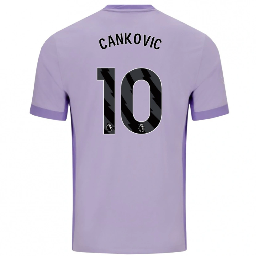 Danxen Herren Jelena Čanković #10 Taro Lila Weiß Auswärtstrikot Trikot 2025/26 T-Shirt