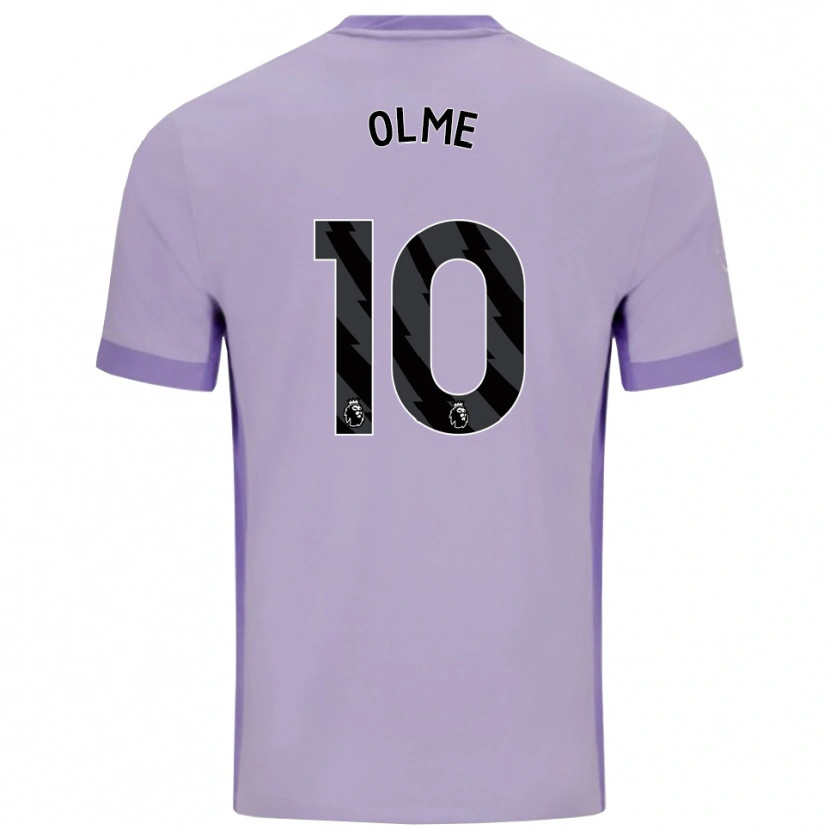 Danxen Herren Julia Margareta Zigiotti Olme #10 Taro Lila Weiß Auswärtstrikot Trikot 2025/26 T-Shirt