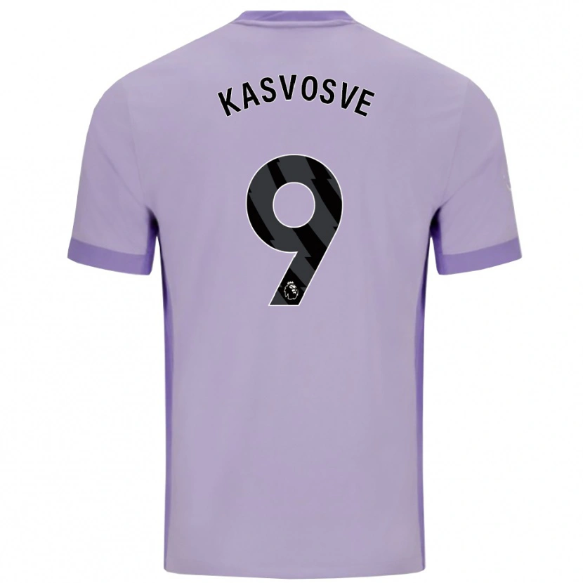 Danxen Herren Henry Kasvosve #9 Taro Lila Weiß Auswärtstrikot Trikot 2025/26 T-Shirt