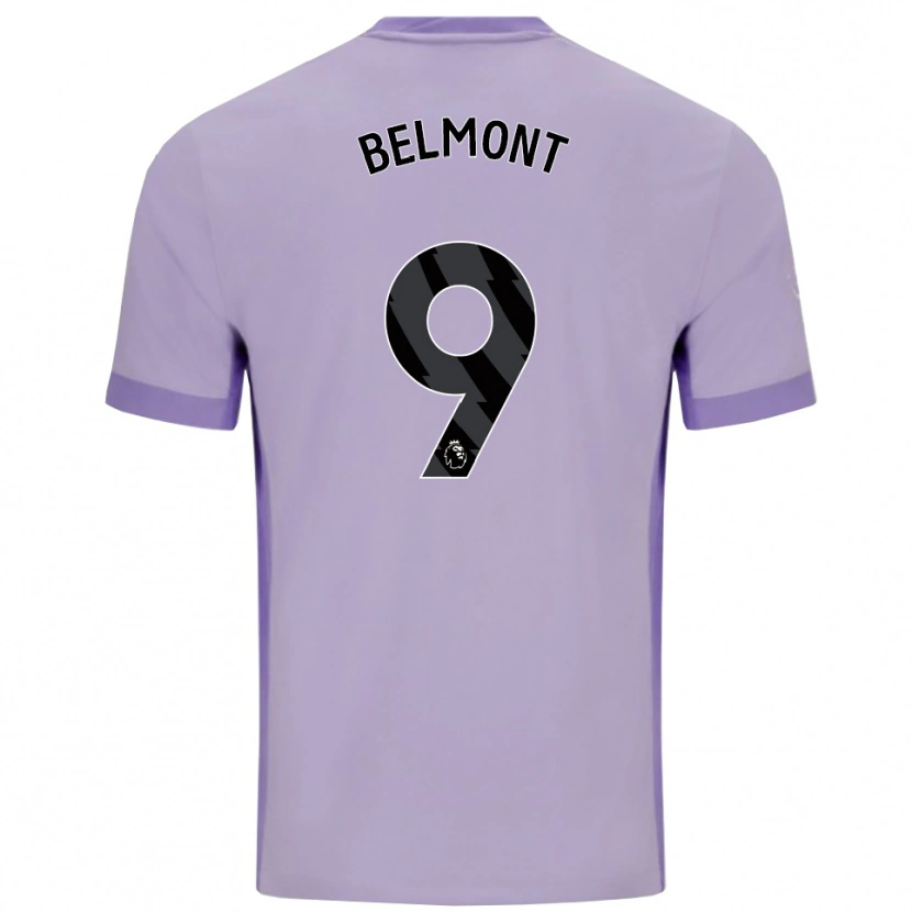 Danxen Herren Joe Belmont #9 Taro Lila Weiß Auswärtstrikot Trikot 2025/26 T-Shirt
