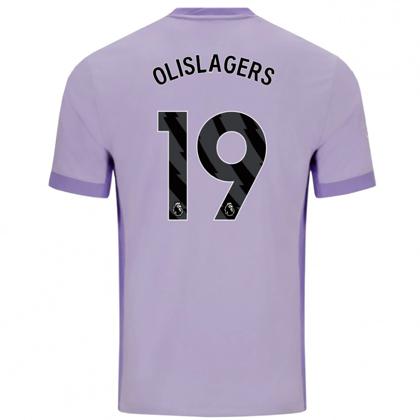Danxen Herren Marisa Olislagers #19 Taro Lila Weiß Auswärtstrikot Trikot 2025/26 T-Shirt