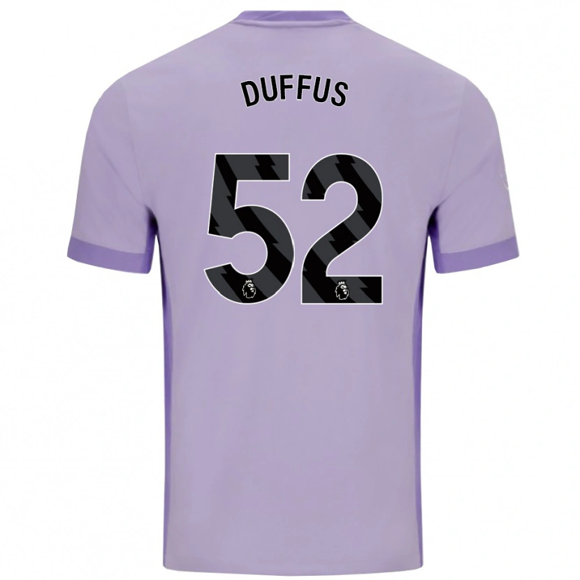 Danxen Herren Joshua Duffus #52 Taro Lila Weiß Auswärtstrikot Trikot 2025/26 T-Shirt