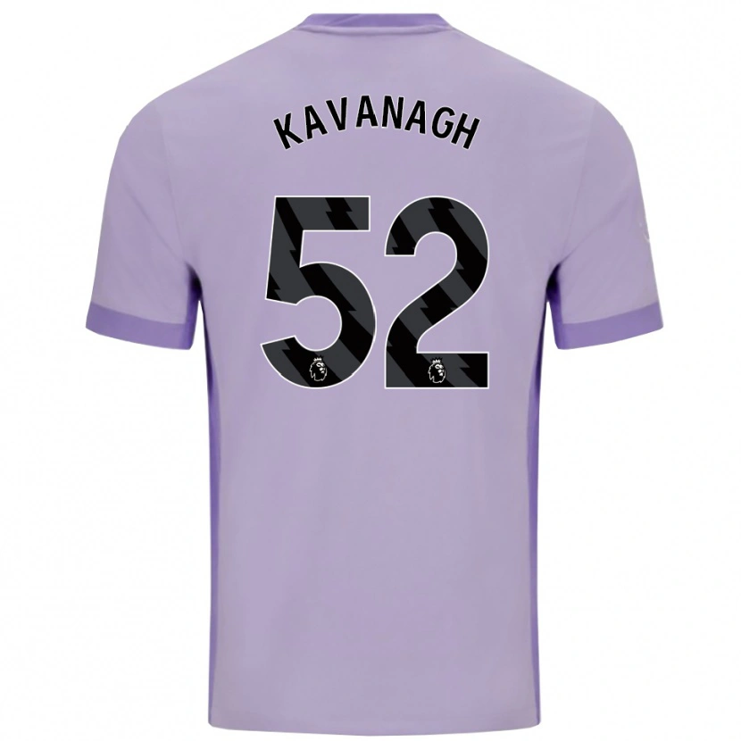 Danxen Herren Leigh Kavanagh #52 Taro Lila Weiß Auswärtstrikot Trikot 2025/26 T-Shirt