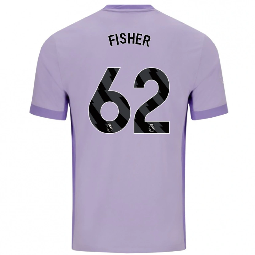 Danxen Herren Hugo Fisher #62 Taro Lila Weiß Auswärtstrikot Trikot 2025/26 T-Shirt