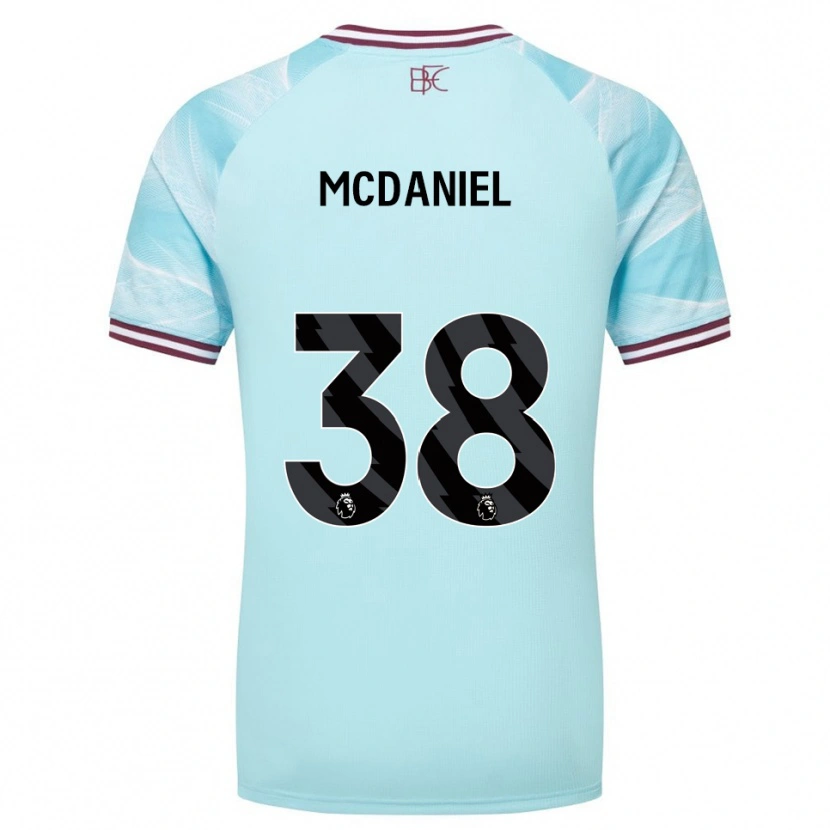 Danxen Herren Louise Mcdaniel #38 Himmelblau Burgunderrot Auswärtstrikot Trikot 2025/26 T-Shirt