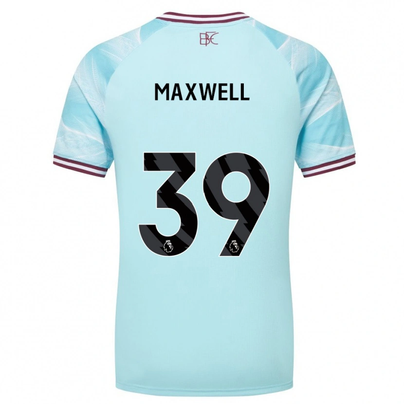 Danxen Herren Danielle Maxwell #39 Himmelblau Burgunderrot Auswärtstrikot Trikot 2025/26 T-Shirt