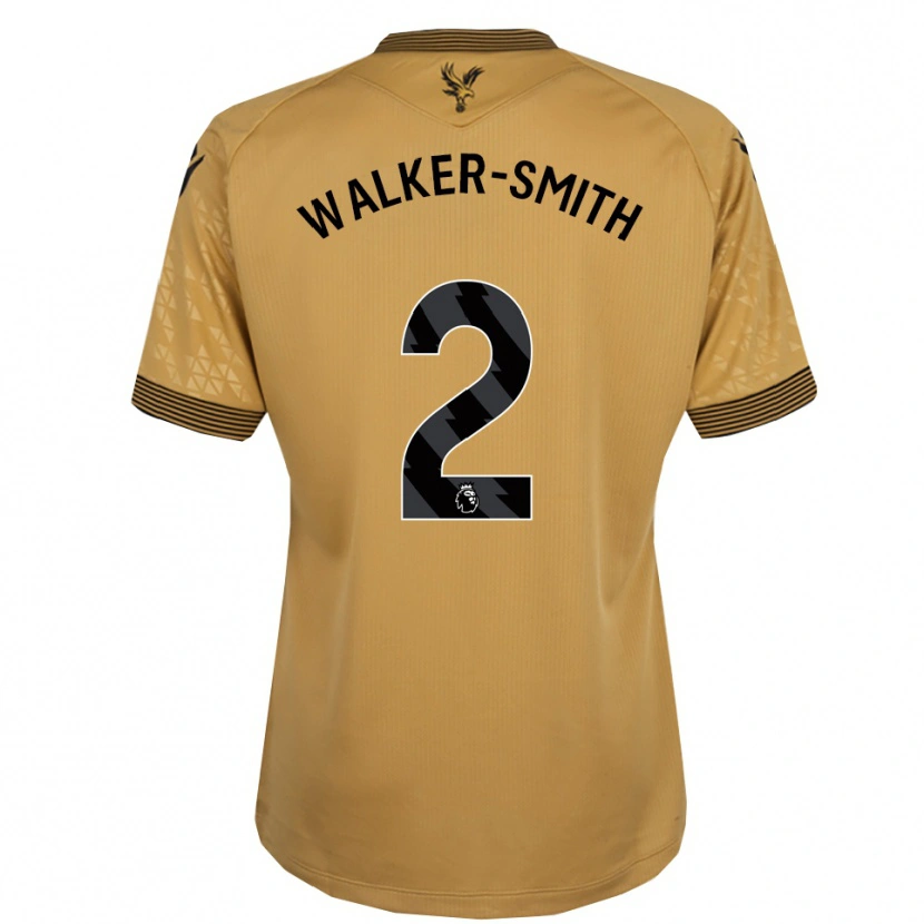 Danxen Herren Charlie Walker-Smith #2 Gold Schwarz Auswärtstrikot Trikot 2025/26 T-Shirt