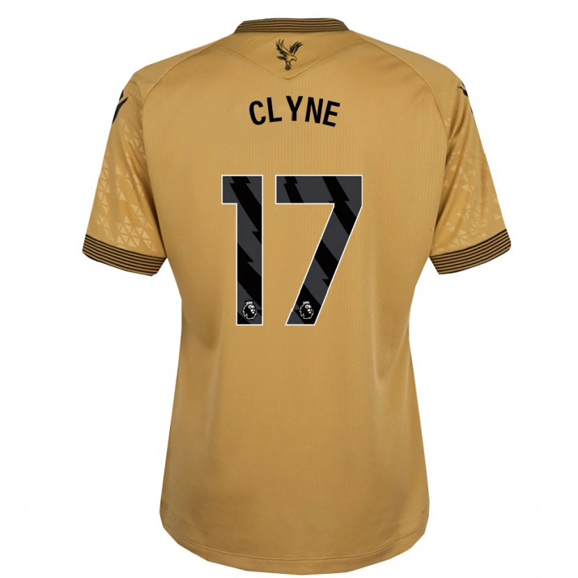 Danxen Herren Nathaniel Clyne #17 Gold Schwarz Auswärtstrikot Trikot 2025/26 T-Shirt