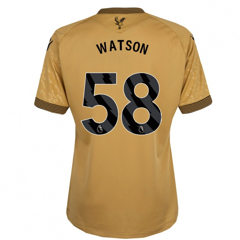 Danxen Herren Noah Watson #58 Gold Schwarz Auswärtstrikot Trikot 2025/26 T-Shirt