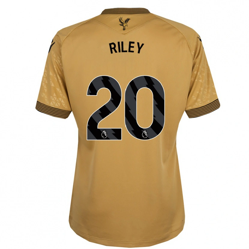 Danxen Herren Indiah-Paige Riley #20 Gold Schwarz Auswärtstrikot Trikot 2025/26 T-Shirt