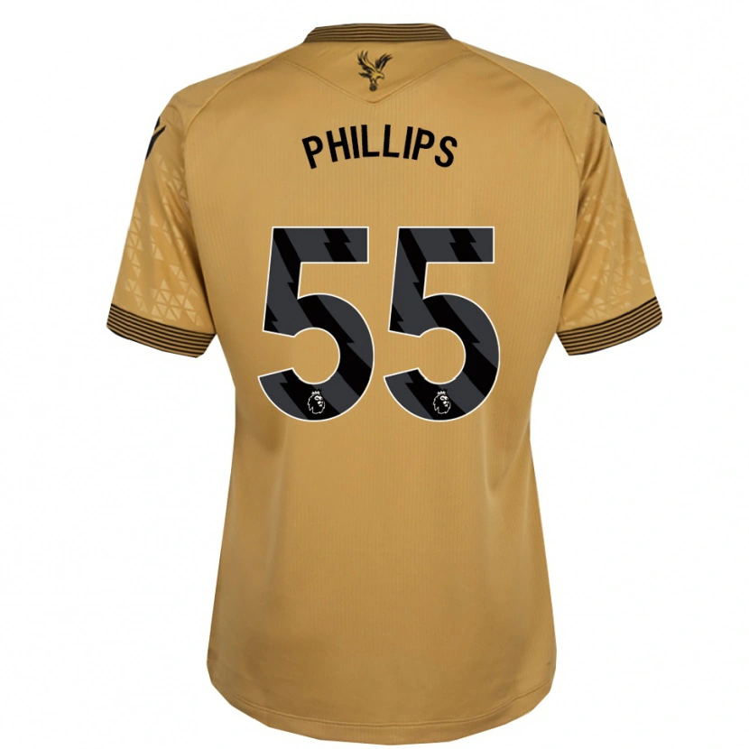 Danxen Herren Killian Phillips #55 Gold Schwarz Auswärtstrikot Trikot 2025/26 T-Shirt