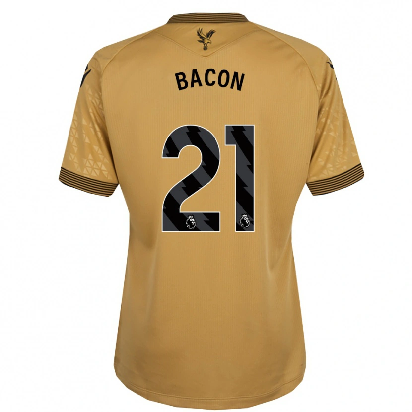 Danxen Herren Skye Bacon #21 Gold Schwarz Auswärtstrikot Trikot 2025/26 T-Shirt