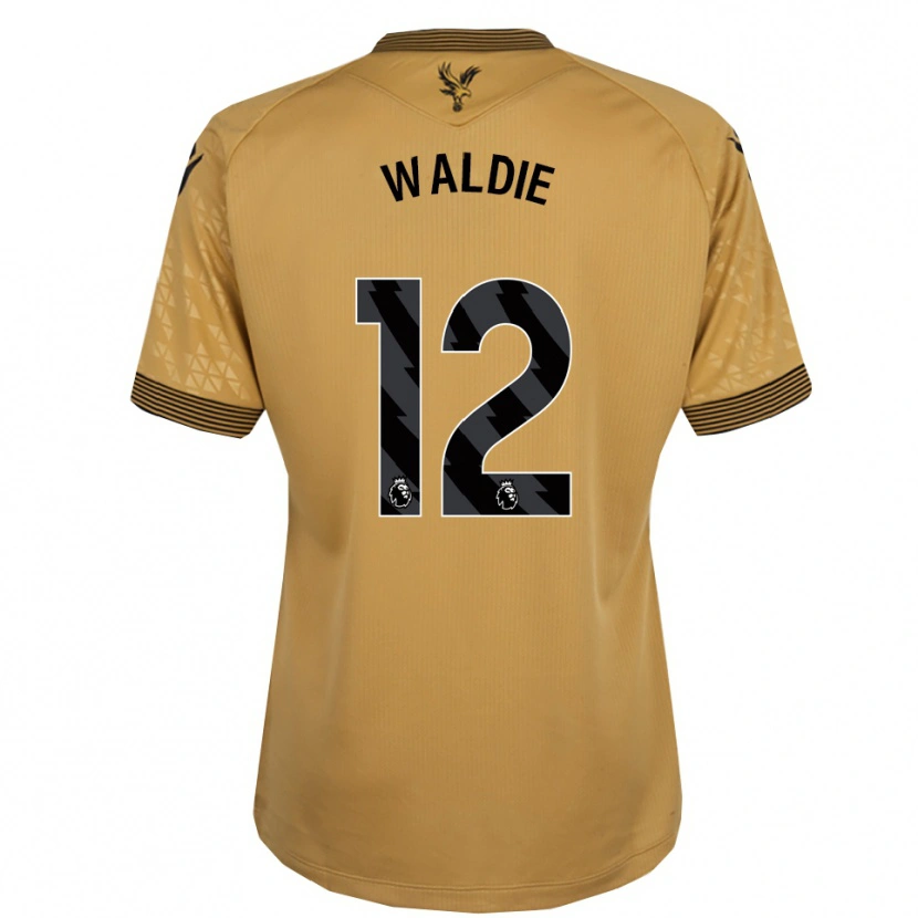 Danxen Herren Lizzie Waldie #12 Gold Schwarz Auswärtstrikot Trikot 2025/26 T-Shirt