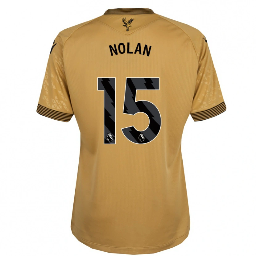 Danxen Herren Hayley Nolan #15 Gold Schwarz Auswärtstrikot Trikot 2025/26 T-Shirt
