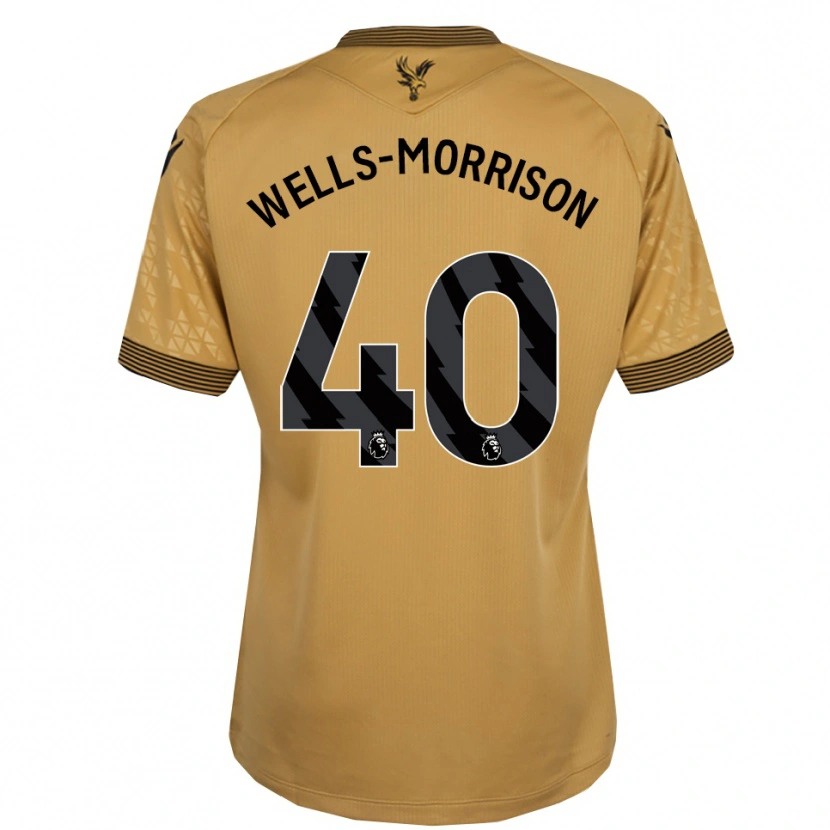 Danxen Herren Jack Wells-Morrison #40 Gold Schwarz Auswärtstrikot Trikot 2025/26 T-Shirt
