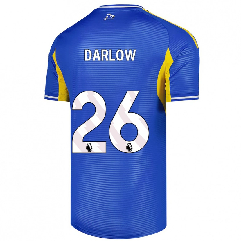 Danxen Herren Karl Darlow #26 Blau Gelb Auswärtstrikot Trikot 2025/26 T-Shirt