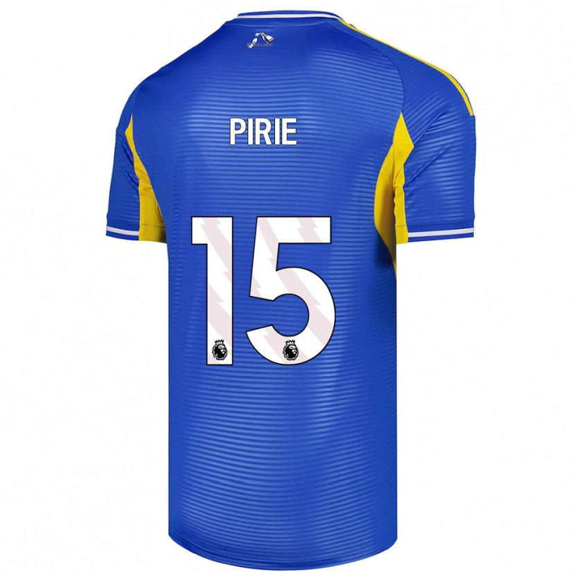 Danxen Herren Lewis Pirie #15 Blau Gelb Auswärtstrikot Trikot 2025/26 T-Shirt