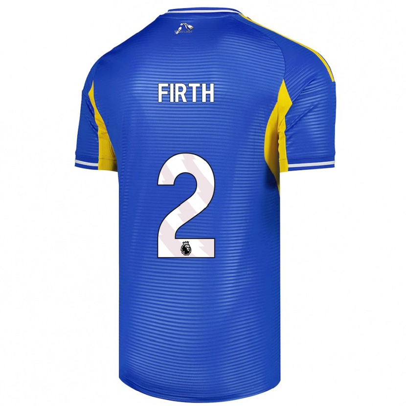 Danxen Herren Will Firth #2 Blau Gelb Auswärtstrikot Trikot 2025/26 T-Shirt