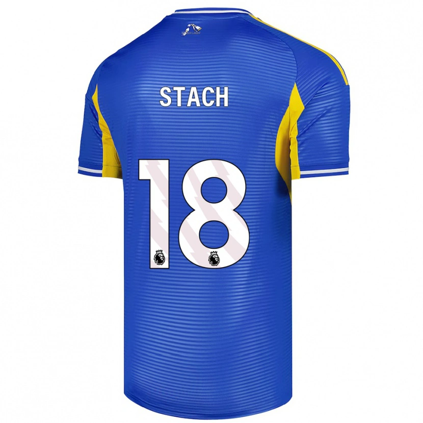 Danxen Herren Anton Stach #18 Blau Gelb Auswärtstrikot Trikot 2025/26 T-Shirt