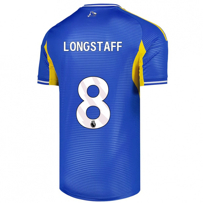 Danxen Herren Sean Longstaff #8 Blau Gelb Auswärtstrikot Trikot 2025/26 T-Shirt