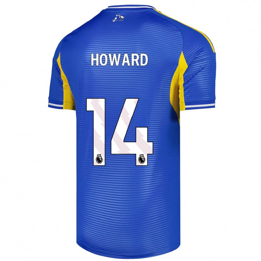 Danxen Herren Jacob Howard #14 Blau Gelb Auswärtstrikot Trikot 2025/26 T-Shirt