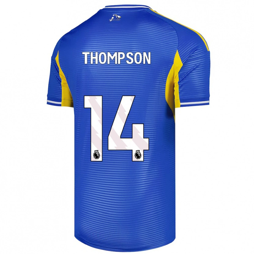 Danxen Herren Aiden Thompson #14 Blau Gelb Auswärtstrikot Trikot 2025/26 T-Shirt