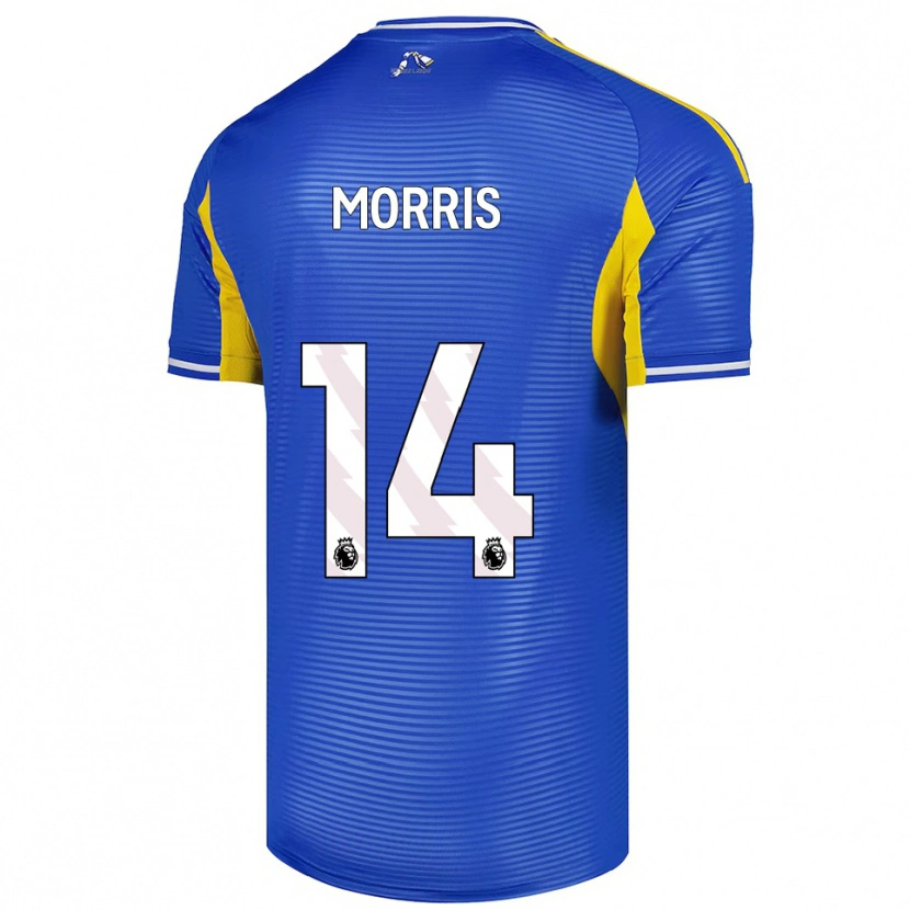 Danxen Herren Jack Morris #14 Blau Gelb Auswärtstrikot Trikot 2025/26 T-Shirt