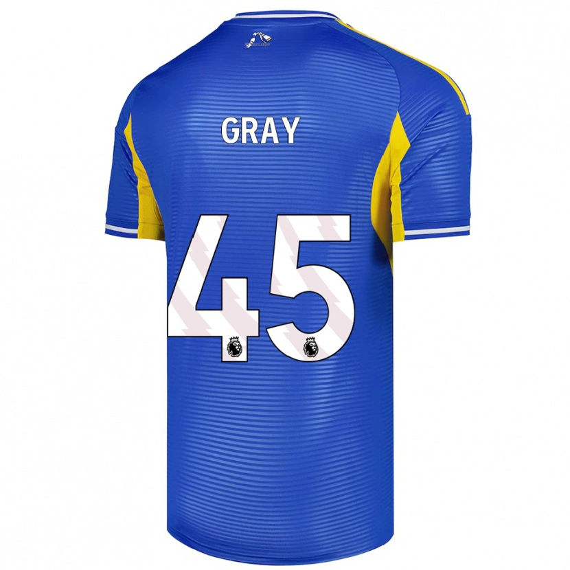 Danxen Herren Harry Gray #45 Blau Gelb Auswärtstrikot Trikot 2025/26 T-Shirt