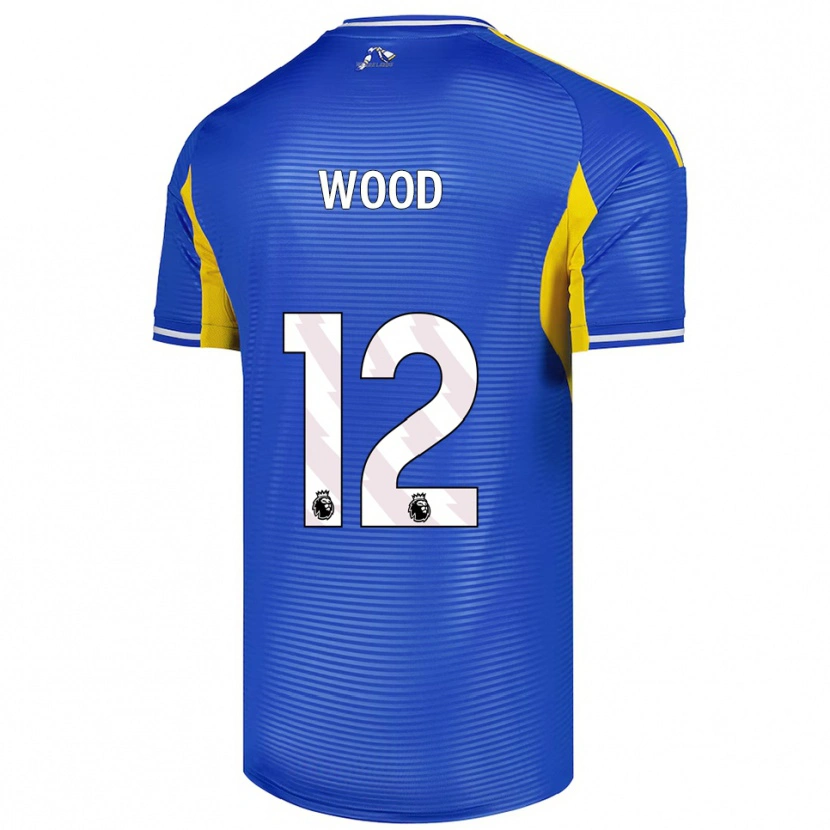 Danxen Herren Oliver Wood #12 Blau Gelb Auswärtstrikot Trikot 2025/26 T-Shirt