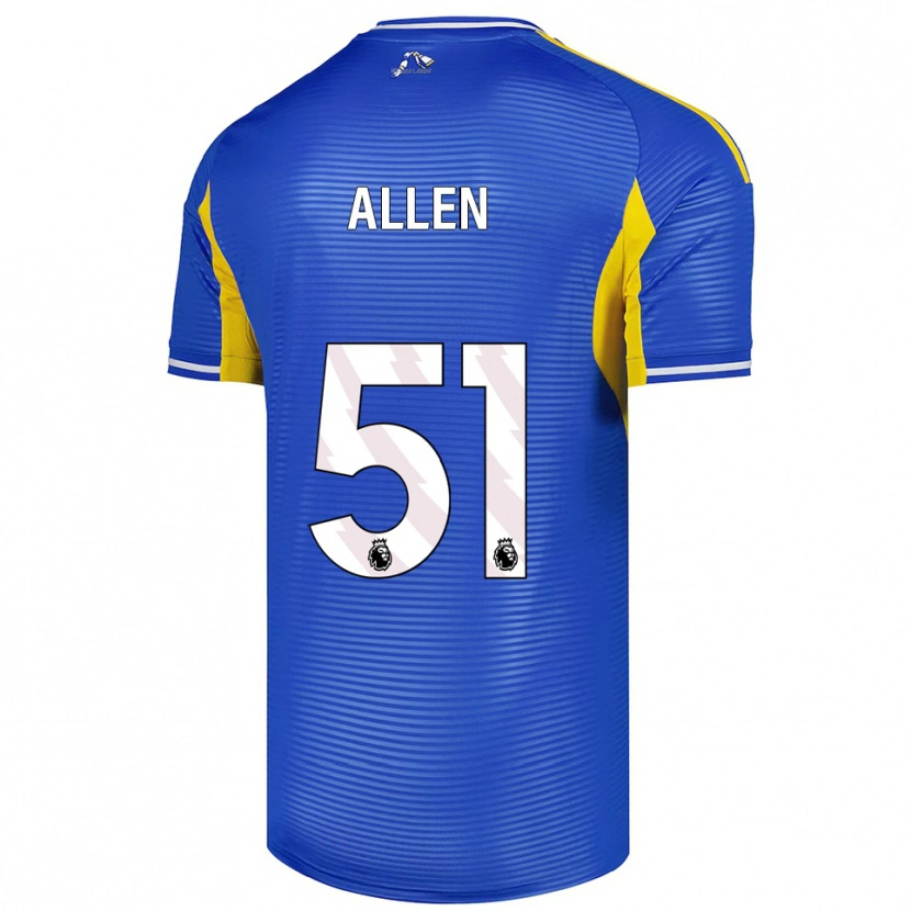 Danxen Herren Charlie Allen #51 Blau Gelb Auswärtstrikot Trikot 2025/26 T-Shirt