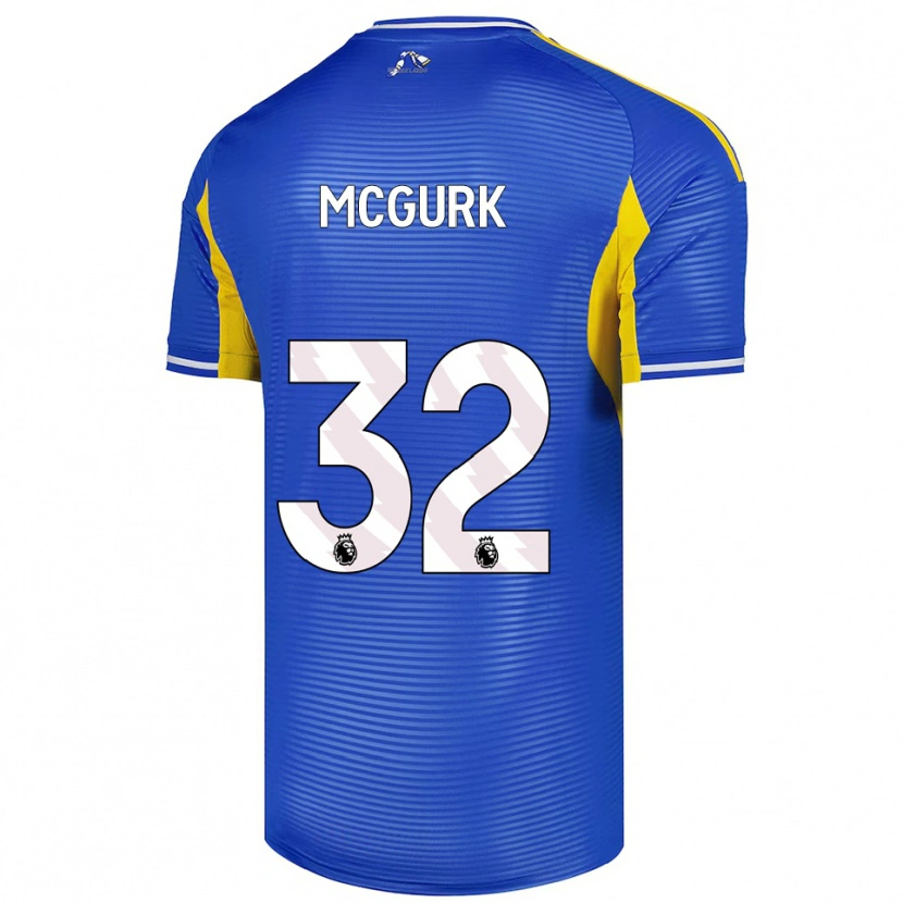 Danxen Herren Sean Mcgurk #32 Blau Gelb Auswärtstrikot Trikot 2025/26 T-Shirt