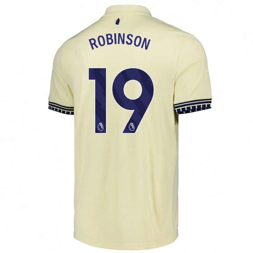 Danxen Herren Katie Robinson #19 Creme Weiß Schwarz Auswärtstrikot Trikot 2025/26 T-Shirt
