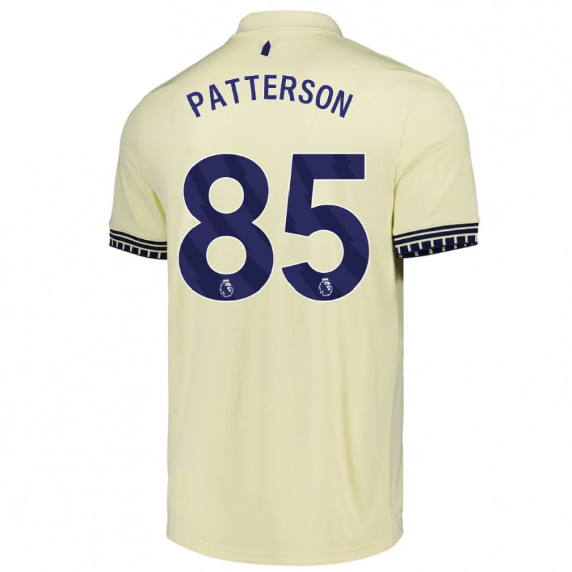 Danxen Herren Jack Patterson #85 Creme Weiß Schwarz Auswärtstrikot Trikot 2025/26 T-Shirt