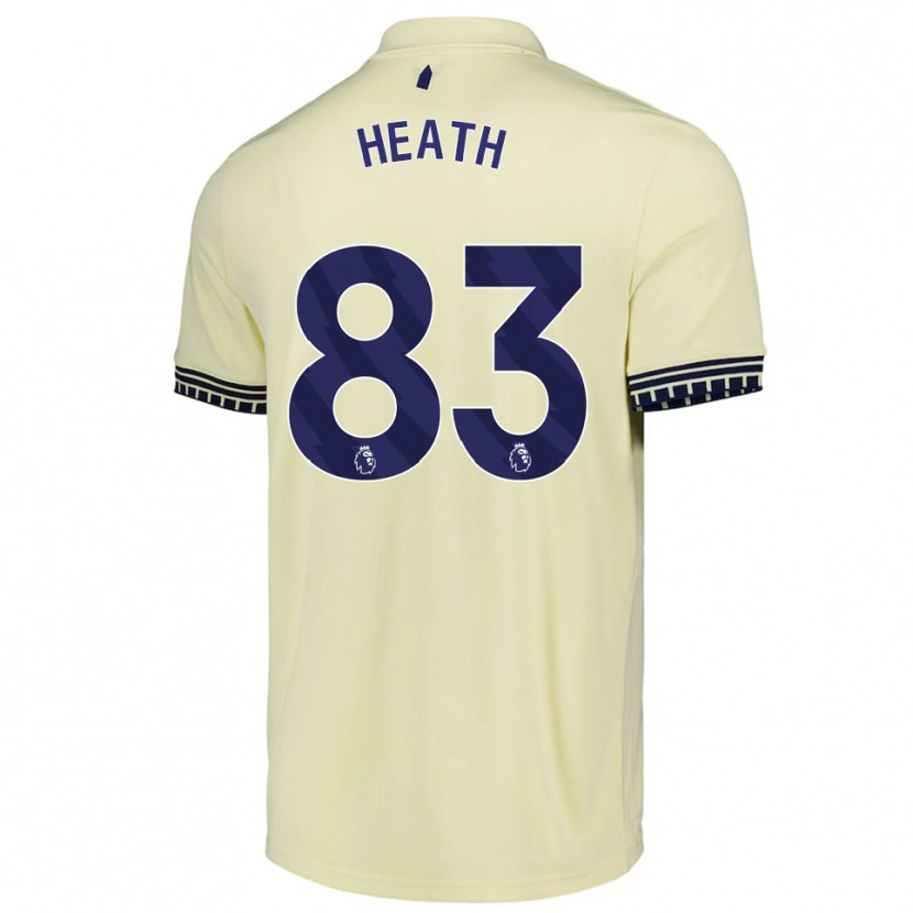 Danxen Herren Isaac Heath #83 Creme Weiß Schwarz Auswärtstrikot Trikot 2025/26 T-Shirt