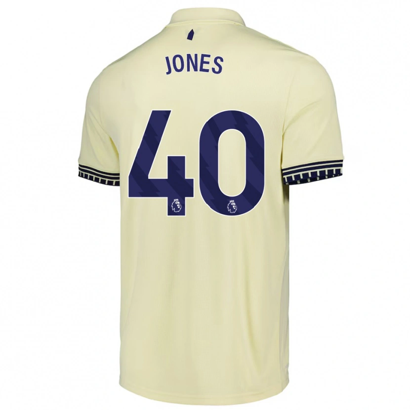 Danxen Herren Ellie Jones #40 Creme Weiß Schwarz Auswärtstrikot Trikot 2025/26 T-Shirt