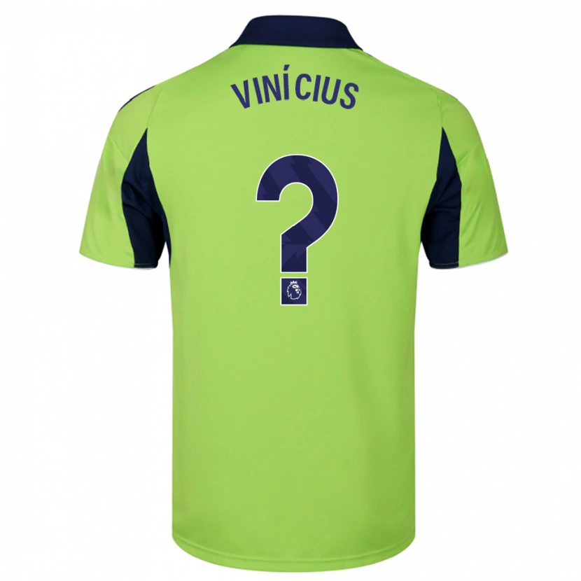 Danxen Herren Carlos Vinícius #0 Grün Marineblau Weiß Auswärtstrikot Trikot 2025/26 T-Shirt